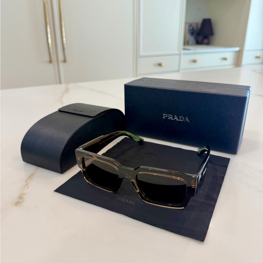 Authentic Prada Sunglasses - Transparent Brown